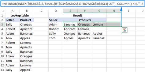 vlookup with multiple matches